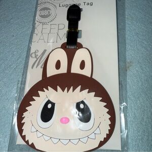 Brown Labubu Kimono Luggage Tag